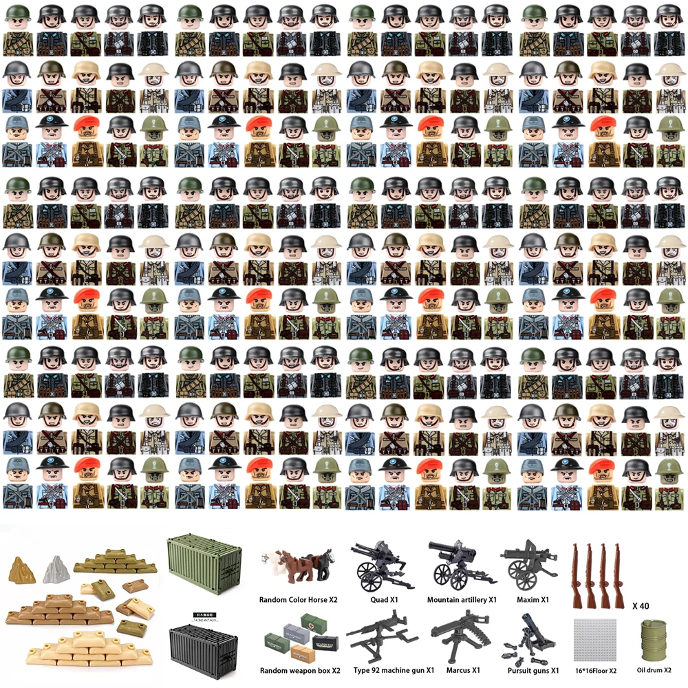 Lego Set Technic - 미국, 영국, 제2차 세계 대전, 군사,