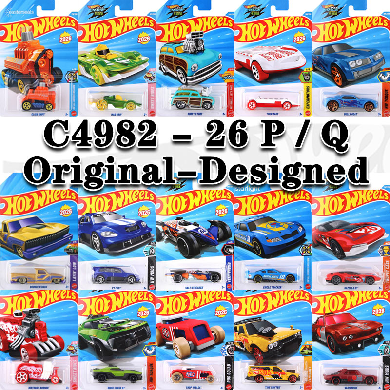 Die Cast Car 1 64 - 핫 휠 C4982-26P 기본 모델 세트,