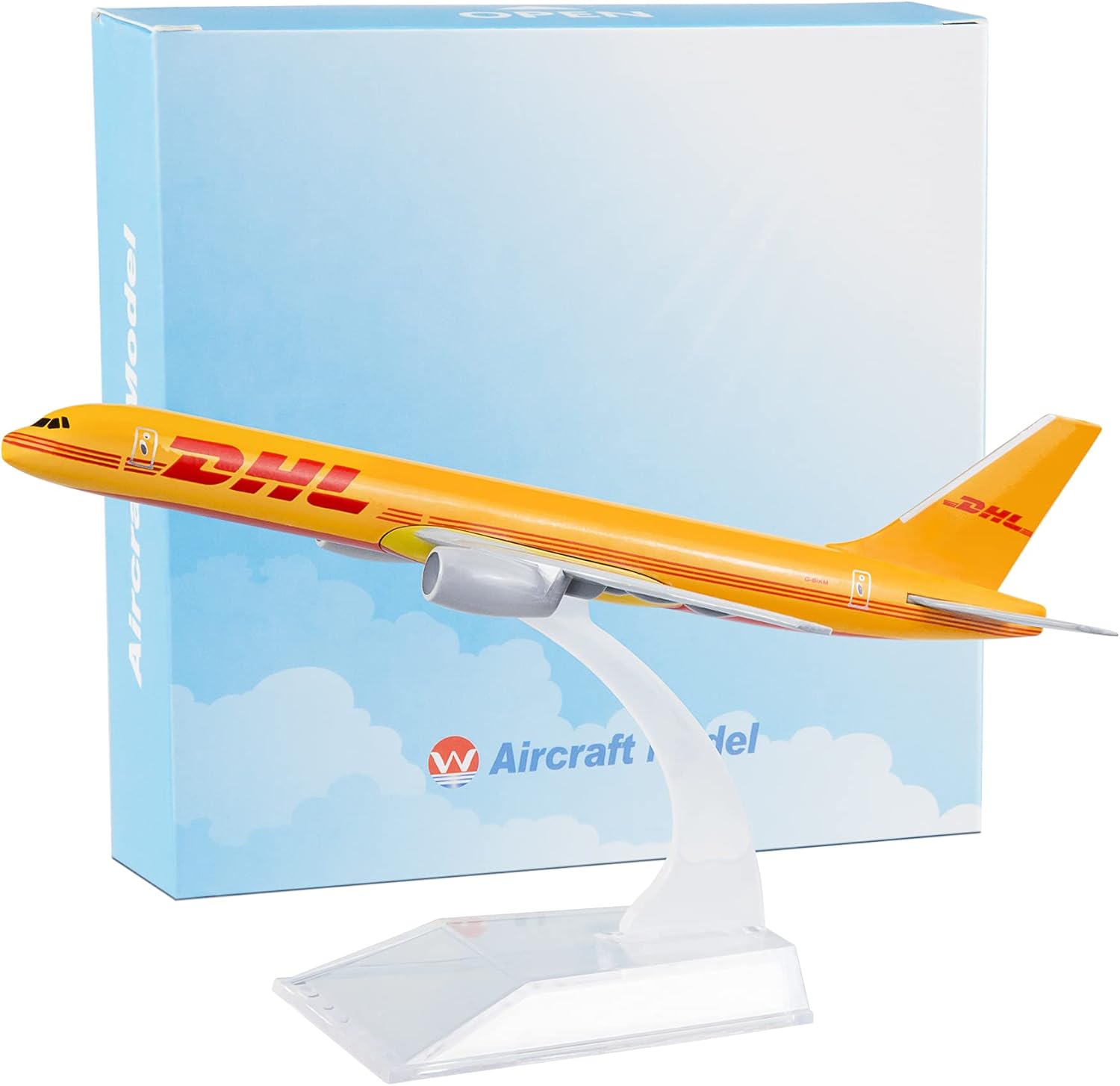 Model Airplane Plastic - 16cm 금속 비행기 B757 DHL 화물