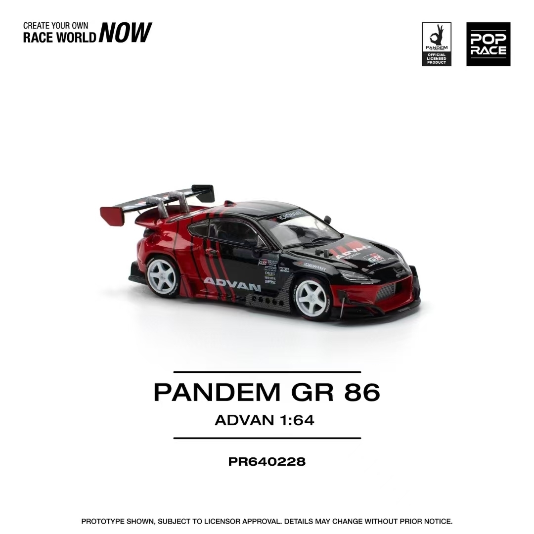 POP 레이스 1:64 판뎀 GR86 ZN8 2022  - Die Cast Car 1 64 리뷰 및 가격