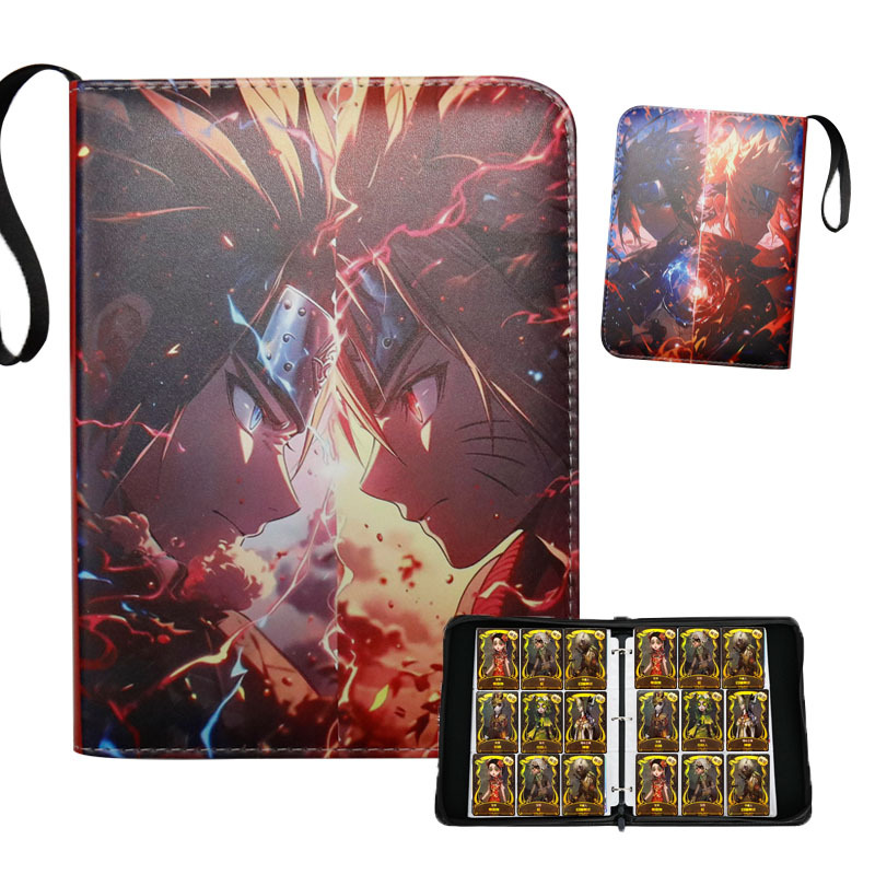 나루토 애니메이션 트레이딩 카드 바인더, 4포켓 PU  - Trading Card Binder 리뷰 및 가격