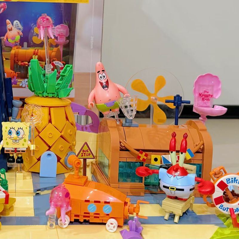 에어리어 X 스폰지밥 비키니 바텀 오션 씬 시리즈 블록 - Lego Set Technic 리뷰 및 가격
