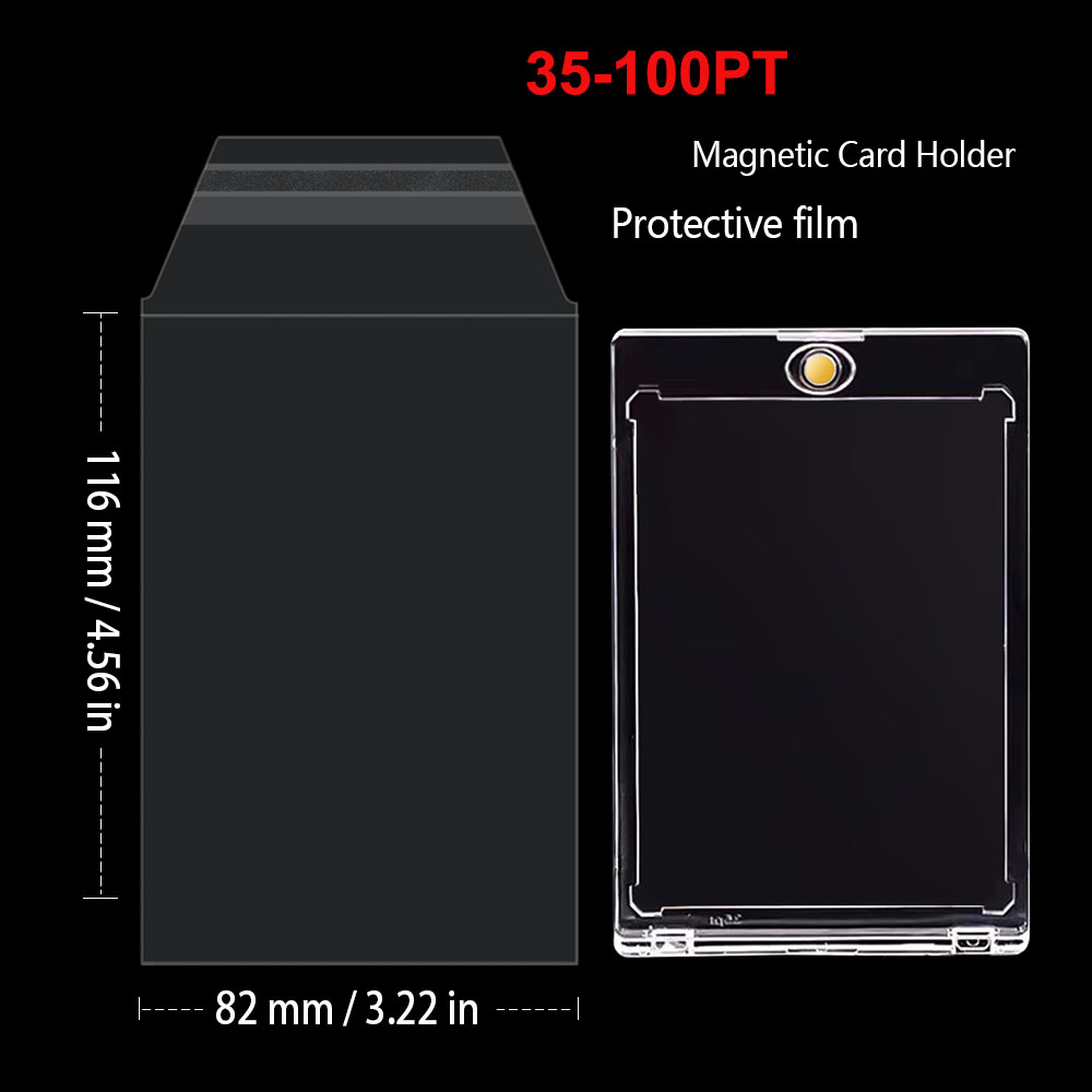 100개 재밀봉 가능한 카드 홀더 슬리브 (탑 로더/마 - Graded Card Display 리뷰 및 가격
