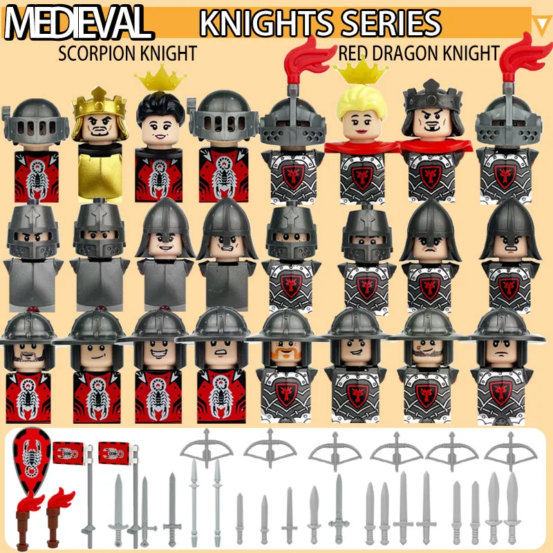 십자군 템플 기사단, 로마 전사, 중세 유럽, 중세 시 - Lego Set Technic 리뷰 및 가격