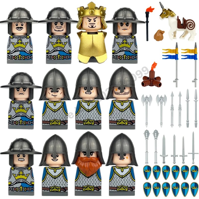 십자군 템플 기사단, 로마 전사, 중세 유럽, 중세 시 - Lego Set Technic 리뷰 및 가격