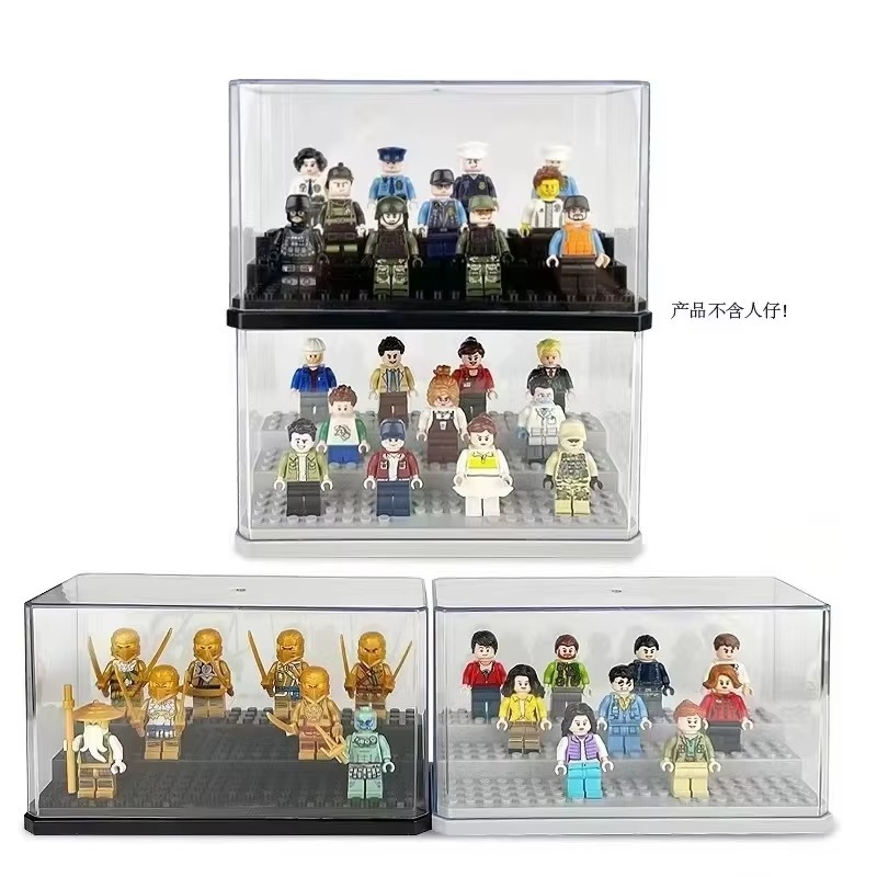 아크릴 소재의 미니 인형 전시용 보관함으로, 쌓아서 보 - Building Block Mini 리뷰 및 가격