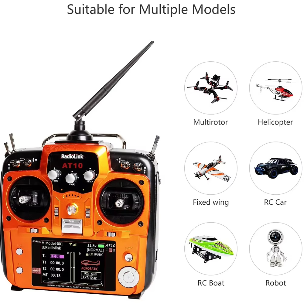RadioLink AT10 II 2.4G 10CH RC - Tamiya Model Paint Set 리뷰 및 가격